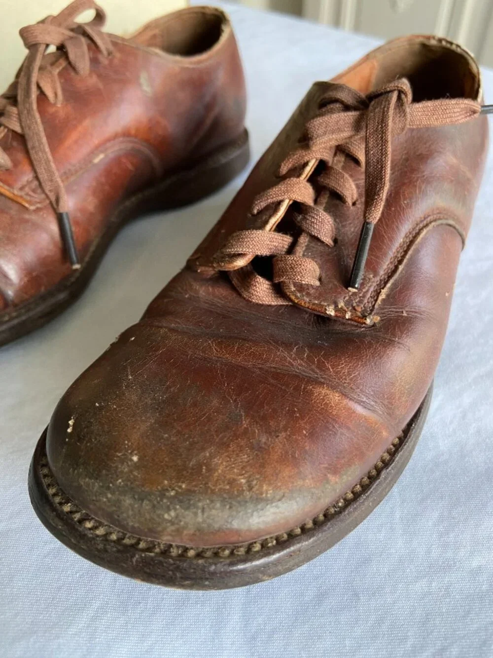 Vintage Classmates Children's Leather Oxford Shoes with Box
